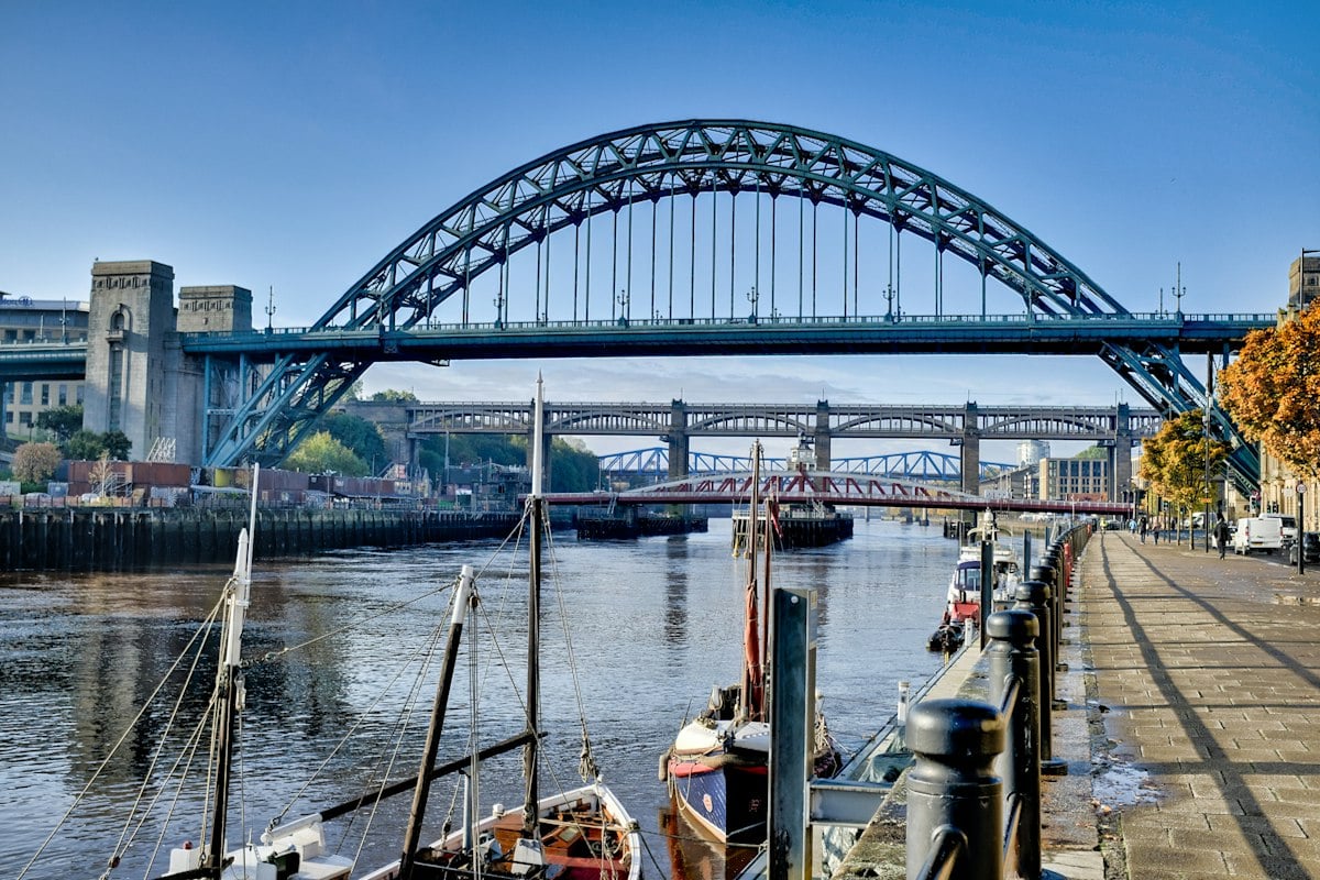 Tyne Bridge over the River Tyne in Newcastle upon Tyne